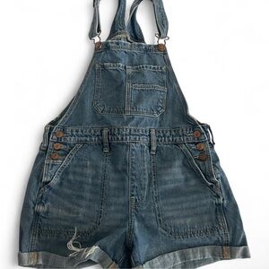 American Eagle Light Blue Denim Overalls
